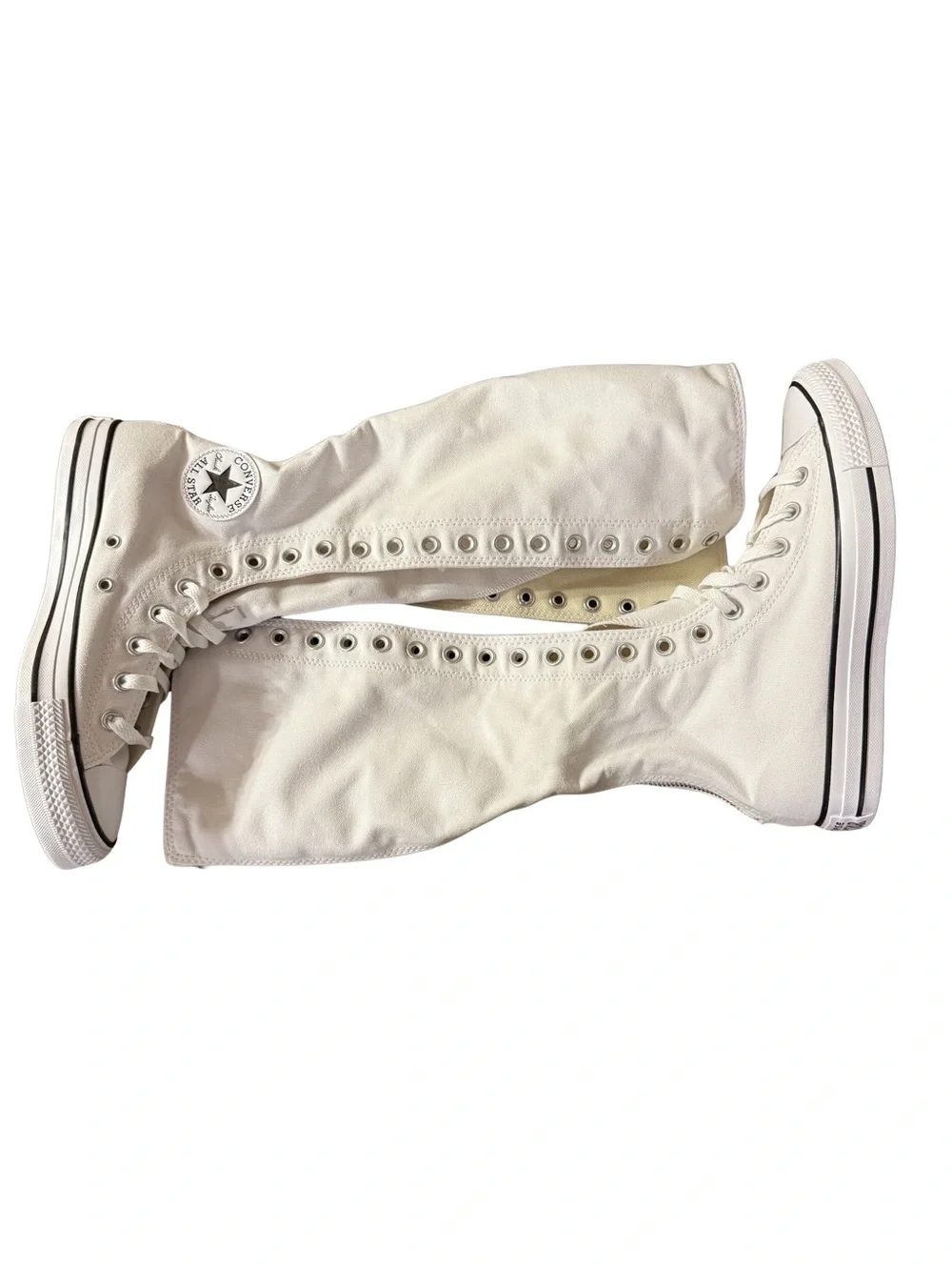 NWOB Converse Chuck Taylor All Star XXHi White Knee-High Boots